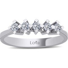 Lova 0,23 Karat Pırlanta Beştaş Yüzük 1070085