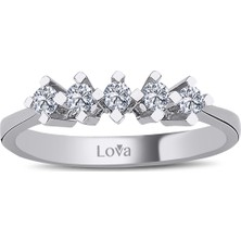 Lova 0,25 Karat Pırlanta Beştaş Yüzük 1070086