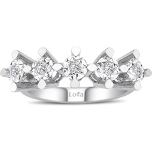 Lova 1,50 Karat Efektli Pırlanta Beştaş Yüzük 1070108