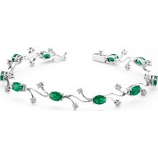 Lova Pırlantalı Zümrüt Bileklik 4070013