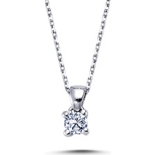 Lova 0,13 Karat Pırlanta Tektaş Kolye 2040008