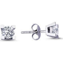 Lova 0,80 Karat Pırlanta Tektaş Küpe 3010004