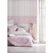 Cotton Box Minimal Ranforce Çift Kişilik Nevresim Takımı - Fine Pembe
