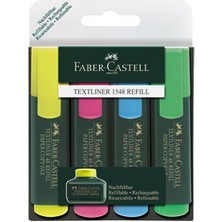Faber-Castell Fosforlu Kalem 4'lü Poşet