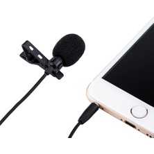 Blueway Yaka Mikrofonu HD Ses Aux Girişli Cep Telefonu Uyumlu 3.5mm Jak