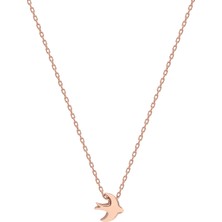 Glorria Gümüş Anka Kuşu Kolye