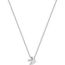 Glorria Gümüş Anka Kuşu Kolye