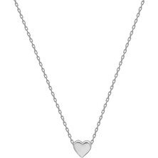 Glorria Gümüş Kalp Kolye