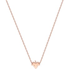 Glorria Gümüş Yaprak Kolye