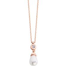 Harem Altın Su Damlası Gümüş Kolye - Gms359