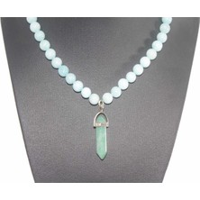 Rd Ekoavm Aqua Marin Doğal Taş Kolye Rdtskly007