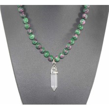 Rd Ekoavm Kuars Doğal Taş Kolye Rdtskly013