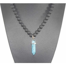 Rd Ekoavm Turkuaz Doğal Taş Kolye Rdtskly018