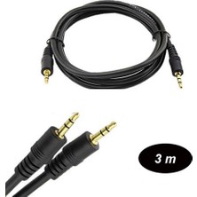 Platoon PLH-049 Aux Kablo 3, 5 mm Erkek Stereo 3 m Ses Kablosu