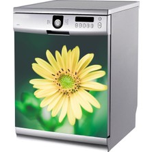 Tilki Dünyası Sarı Papatya Bulaşık Makinası Stickerı