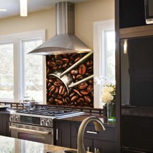 Tilki Dünyası Mutfak Ocağı Arkası Coffee Sticker