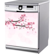 Tilki Dünyası Bulaşık Makinesi Kapak Sticker 0021