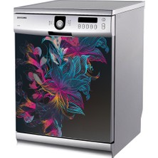 Tilki Dünyası Bulaşık Makinesi Kapak Sticker 0026