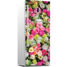 Tilki Dünyası Buzdolabı Kapağı Kaplama Sticker 0125