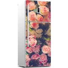 Tilki Dünyası Buzdolabı Kapağı Kaplama Sticker 0130