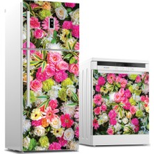 Tilki Dünyası Buzdolabı ve Bulaşık Makinesi Takım Sticker 0015