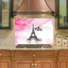 Tilki Dünyası Paris Buzdolabı, Bulaşık Makinesi ve Ocak Arkası Set Yapışkanlı Folyo 0034