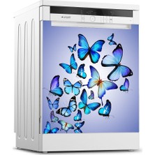 Tilki Dünyası Bulaşık Makinesi Kapak Sticker 0056