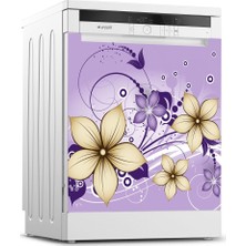 Tilki Dünyası Bulaşık Makinesi Kapak Sticker 0063