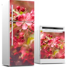 Tilki Dünyası Buzdolabı ve Bulaşık Makinesi Takım Sticker 0076