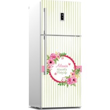 Tilki Dünyası Buzdolabı Kapağı Kaplama Sticker 0149