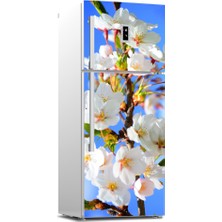 Tilki Dünyası Buzdolabı Kapağı Kaplama Sticker 0152