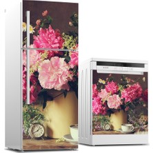 Tilki Dünyası Buzdolabı ve Bulaşık Makinesi Takım Sticker 0100