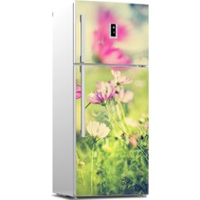 Tilki Dünyası Buzdolabı Kapağı Kaplama Sticker 0221