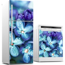 Tilki Dünyası Buzdolabı ve Bulaşık Makinesi Takım Sticker 0164