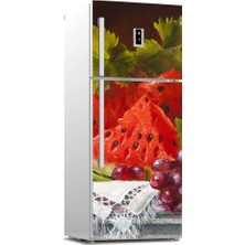 Tilki Dünyası Buzdolabı Kapağı Kaplama Sticker 0242