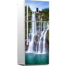 Tilki Dünyası Buzdolabı Kapağı Kaplama Sticker 0258