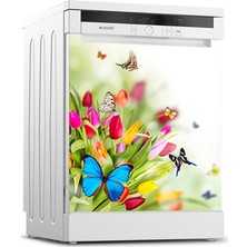 Tilki Dünyası Bulaşık Makinesi Kapak Sticker 0110