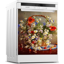 Tilki Dünyası Bulaşık Makinesi Kapak Sticker 0118