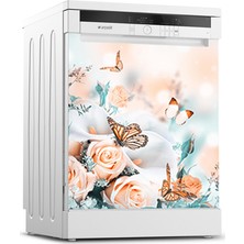 Tilki Dünyası Bulaşık Makinesi Kapak Sticker 0121