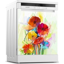 Tilki Dünyası Bulaşık Makinesi Kapak Sticker 0126