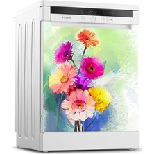 Tilki Dünyası Bulaşık Makinesi Kapak Sticker 0127