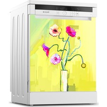 Tilki Dünyası Bulaşık Makinesi Kapak Sticker 0150