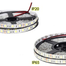 Powerlux 3 Çip Şerit Led Beyaz  5050 Ledli Mt 60 Led Ip20 (5Mt)