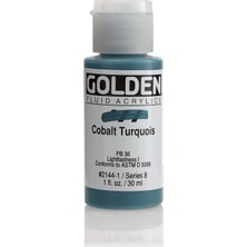 Golden Fluid Akrilik 30 Ml Cobalt Turquois Seri 8