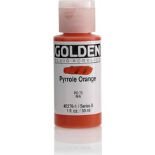 Golden Fluid Akrilik 30 Ml Pyrrole Orange Seri 8