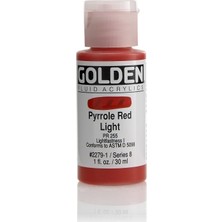 Golden Fluid Akrilik 30 Ml Pyrrole Red Light Seri 8