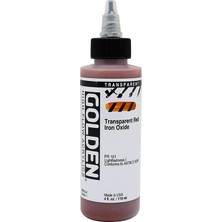 Golden High Flow Acrylic 118 Ml Seri 1 Transparent Red iron Oxide