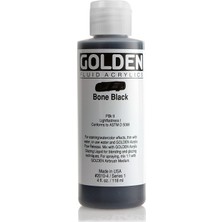 Golden Fluid Acrylic 118 Ml Seri 1 Bone Black