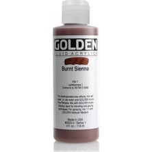 Golden Fluid Acrylic 118 Ml Seri 1 Burnt Sienna