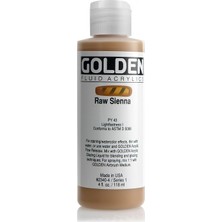 Golden Fluid Acrylic 118 Ml Seri 1 Raw Sienna